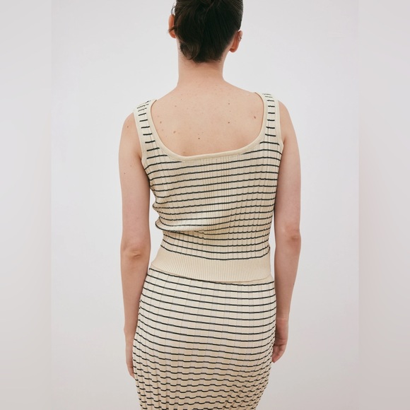 SOURCE UNKNOWN *SET* Three (3) Piece Set Parmesan Top, Cardigan & Skirt NWT - Picture 12 of 14